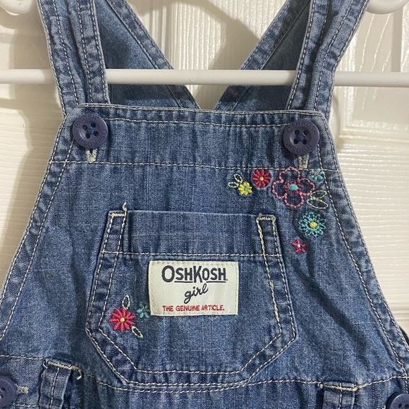 Oshkosh B’Gosh Denim Shortalls - Picture 3 of 8